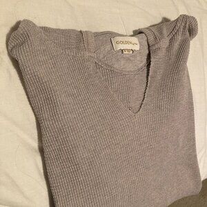 GOLDEN by TNA WAFFLE Fitted Hoody